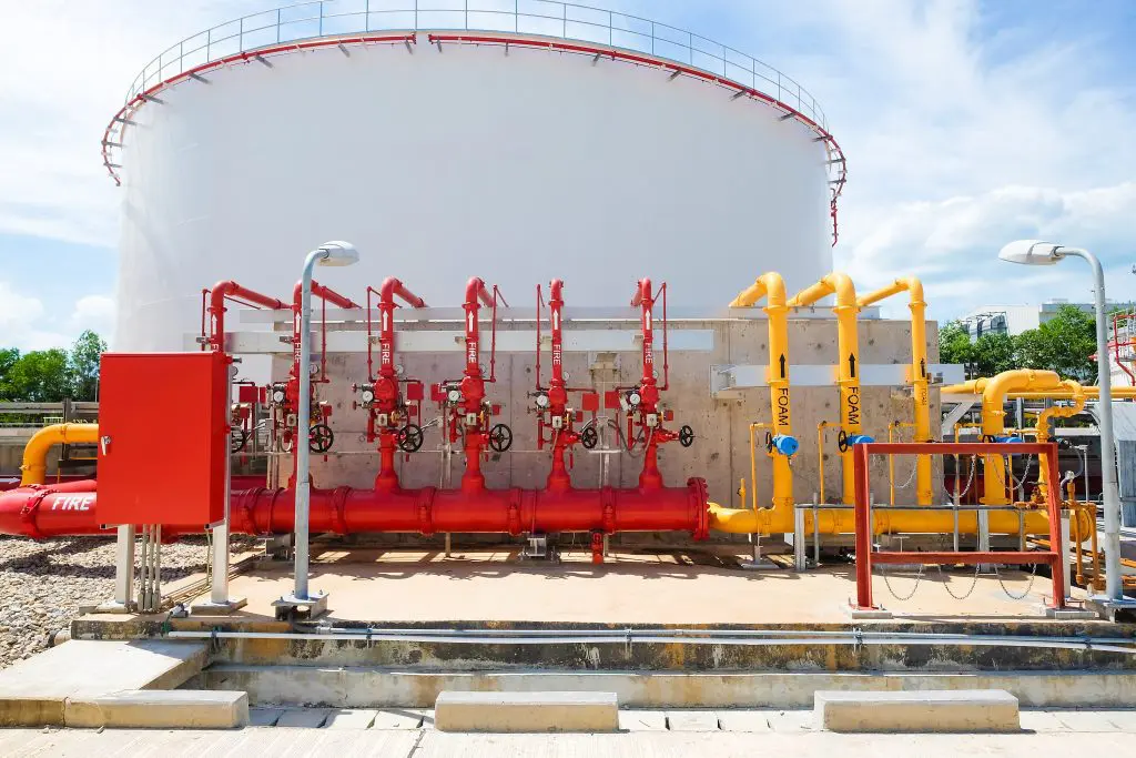 Outside Fire Suppression System