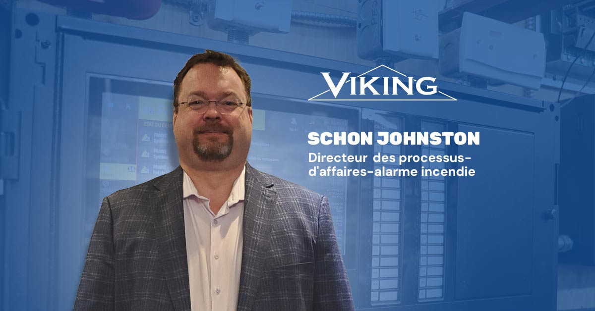 Schon Johnston directeur d’affaires en systèmes d’alarme incendie